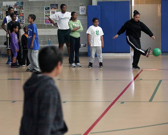 Pleasantville kids get up early Saturdays Just For Kicks
