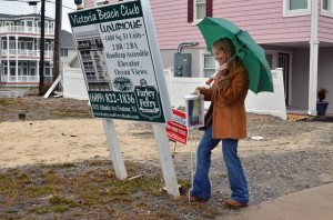 Barrier island agents doing property checks, relocation