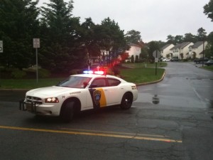 police car