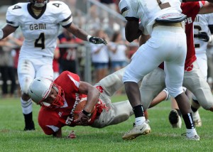 St. Joseph football Cody Sampson