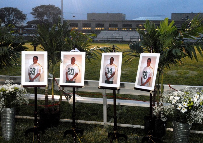 Vigil for Mainland High School students
