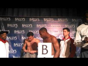 Chuck Mussachio vs. Lionell Thompson weigh-in