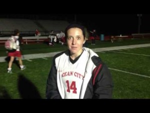 Ocean City's Kelly Hanna talks about Ocean City's South Jersey title, Nov. 13, 2012