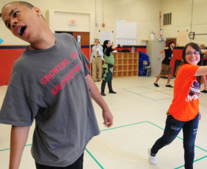 Millville High School students learn about Shakespeare's world