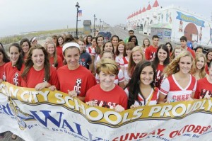 They're willing to walkSchools, groups work  to gather participants for annual  event to raise  awareness about drunk  driving