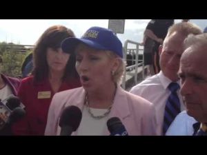 NJ Lt Gov Kim Guadugano in Sea Isle