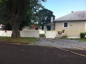 An apparent natural gas explosion damaged a home in the West Egg Harbor City section of Galloway Township Thursday morning.