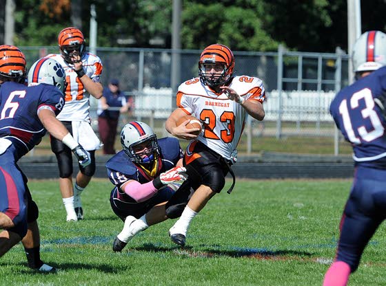 Barnegat football holds its ground for first win over Lacey Township