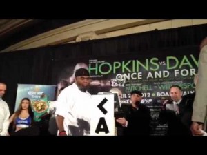 Chad Dawson vs. Bernard Hopkins weigh-in