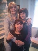 Julia and Jenny Johnson with their grandmother