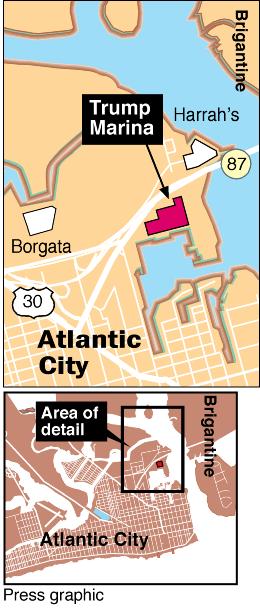 Trump Marina map