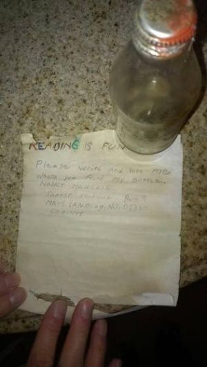 Message in bottle brings together two Shaner students after 30 years