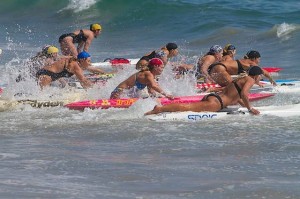 Lifeguards in action