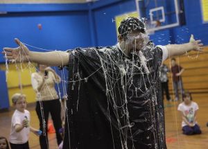 Marsh Elementary School students Jump Rope for Heart to help kids