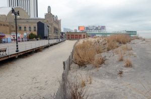 christie on dunes