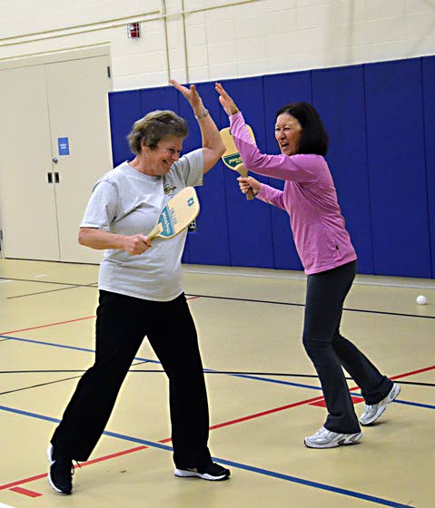 Brigantine CER introduces residents to different racket sport - Pickleball