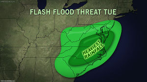 Thunderstorm causes flooding on some South Jersey roadways