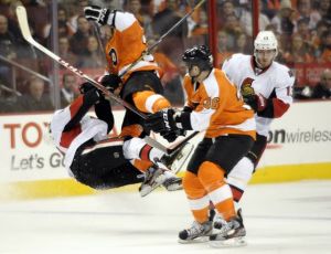 Flyers beat Senators, finally reach .500 mark