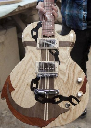 Stockton grad teaching himself to make guitars in Pleasantville to earn a living