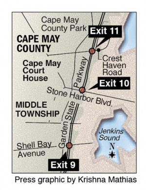 Parkway map