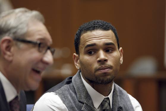 Singer Chris Brown claims he did  community service at old daycare