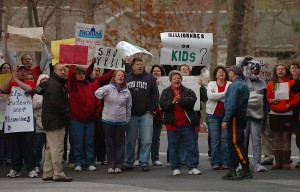 christie protest