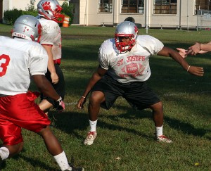 Kaiwan Lewis at practice