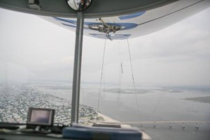 Sand in my Shoes: Soaring over the sand in the Horizon blimp
