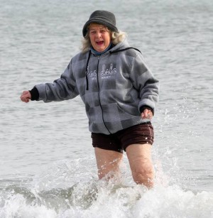 Out for a soggy stroll