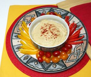 Hummus is a simple, tasty way to get protein and fiber