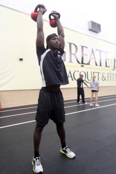 Your workout: Thrusters