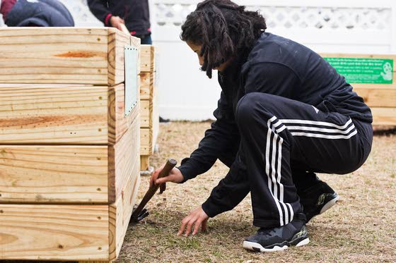 Seed of idea sprouts project  for Wildwood garden to grow