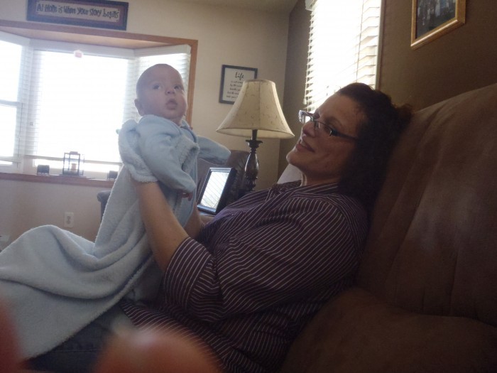Suzanne Belber and nephew