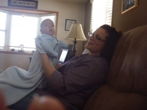 Suzanne Belber and nephew