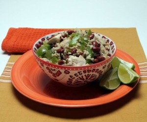 Succulent chicken rounds out this healthy dish