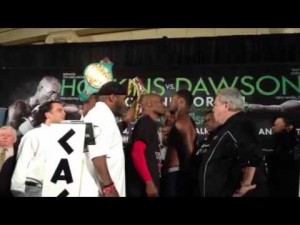Bernard Hopkins vs. Chad Dawson staredown