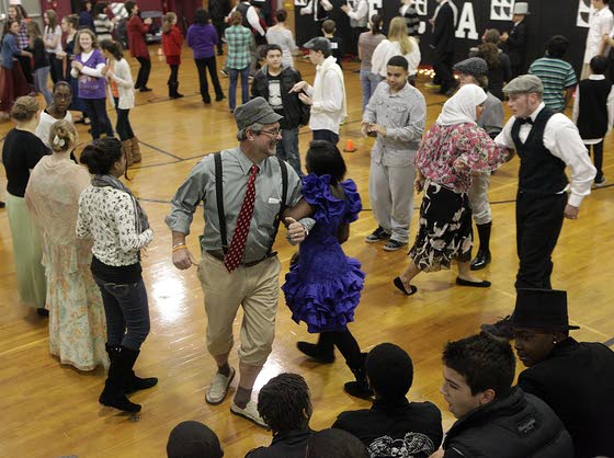 Attales Middle School eighth-graders have Dickens of a time