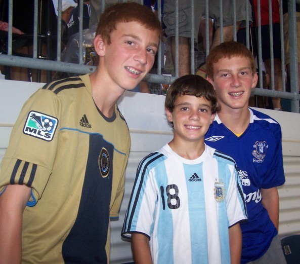 Boys at game