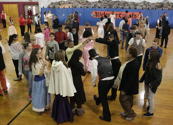 Attales Middle School eighth-graders have Dickens of a time