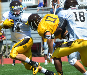 Photo gallery of Rowan University football scrimmage at Carey Field ...