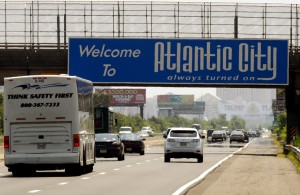 Traffic numbers in Atlantic City