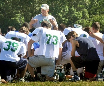 Mourners practice