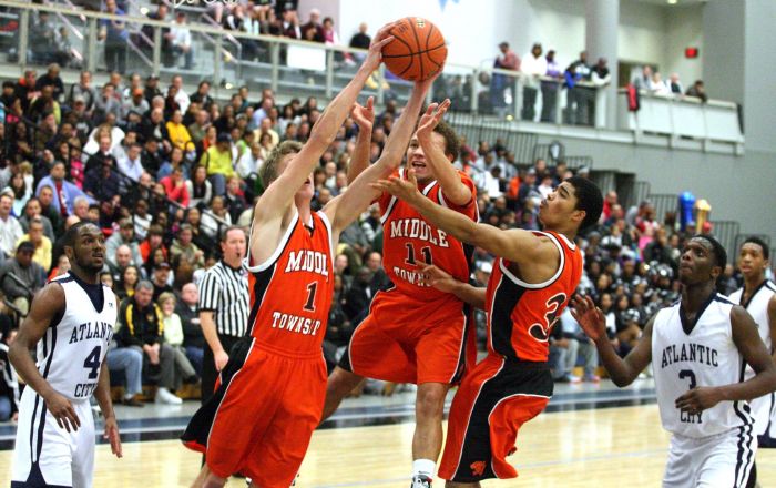 Atlantic City vs Middle Township CAL Boys title game