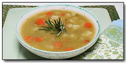 Warm up with split pea soup