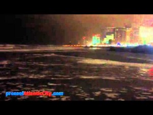 Ocean at 8:30pm Sunday, Oct. 28, 2012 in Atlantic City