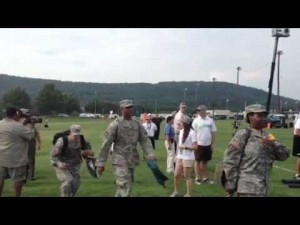 Military Day at Eagles training camp