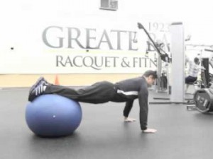 Your Workout: Lower Ab Crunch (off stability ball)