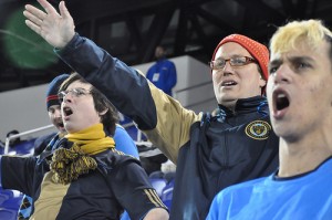 James Clark at Philadelphia Union-New York Red Bulls game