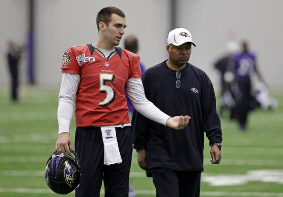 Flacco following Delaware pipeline into Super Bowl