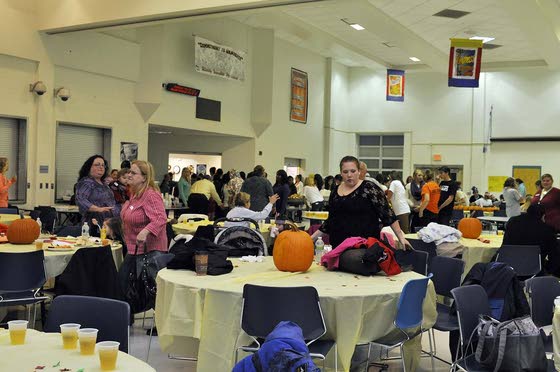 Three MTHS clubs join to stage dinner for Caring for Kids clients